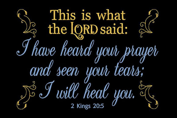Bible Quote Embroidery Design for Small Shop Products
