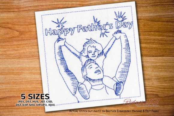 Girl with Father: A Design Review for Embroidery Sellers