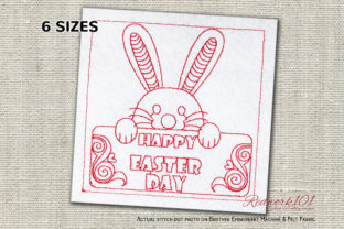 Happy Easter Redwork: A Designer's Review