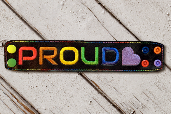 Proud LGBTQIA: A Seller's Review of This Rainbow Embroidery Design