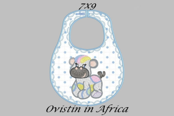 Rainbow Baby Hippo Bib Small: A Pro Embroidery Review